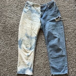 Ralph Lauren Two-Tone Blue Women’s Jeans - Half Light Wash, Half Medium Wash